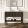 Maru Black Oak Wood Grain Vanity Cabinet 1200mm with Matt White Stone Top - Basin Not Included
