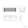 Cayman Natural Oak Wall Hung Slimline Basin Drawer Vanity 1000mm - Brushed Brass Accents