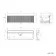 Cayman Natural Oak Wall Hung Slimline Basin Drawer Vanity 1200mm - Brushed Brass Accents