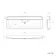 Cayman Natural Oak Wall Hung Slimline Basin Drawer Vanity 1200mm - Brushed Brass Accents