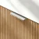 Cayman Natural Oak Wall Hung Slimline Basin Drawer Vanity 1000mm - Chrome Handle
