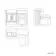 Monaco Cotton White Combination Vanity Basin and Miami Toilet 1200mm - Brass Knurled Handles