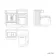 Monaco Cotton White Combination Vanity Basin and Tucson Toilet 1200mm - Brass Knurled Handles