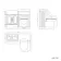 Monaco Cotton White Vanity Traditional Basin and Aruba Toilet 1200mm - Brass Knurled Handles