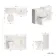 Monaco Cotton White Vanity Traditional Basin and Hudson Toilet Wooden Seat 1200mm - Knurled Handles