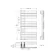 Seville Electric Chrome Designer Flat Panel Heated Towel Rail 800x450mm