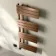 Seville Electric Brushed Copper Designer Flat Panel Heated Towel Rail 1200x450mm