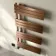 Seville Electric Brushed Copper Designer Flat Panel Heated Towel Rail 1200x600mm