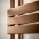 Seville Electric Brushed Copper Designer Flat Panel Heated Towel Rail 1200x600mm