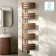 Seville Electric Brushed Copper Designer Flat Panel Heated Towel Rail 1600x450mm