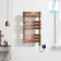 Santorini Electric Brushed Copper Flat Panel Heated Towel Rail 800x450mm