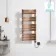 Santorini Electric Brushed Copper Flat Panel Heated Towel Rail 1000x450mm