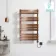 Santorini Electric Brushed Copper Flat Panel Heated Towel Rail 1000x600mm