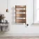 Santorini Electric Brushed Copper Flat Panel Heated Towel Rail 1000x600mm