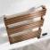 Santorini Electric Brushed Copper Flat Panel Heated Towel Rail 1200x600mm
