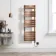 Santorini Electric Brushed Copper Flat Panel Heated Towel Rail 1400x450mm