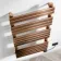 Santorini Electric Brushed Copper Flat Panel Heated Towel Rail 1400x450mm
