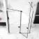 Vienna Matt Black Easy Clean 8mm Hinged Shower Enclosure 1400x800mm