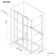 London Matt Black Grid 6mm Sliding Shower Enclosure 1400x900mm