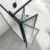 Munich Fluted Effect Matt Black Framed 8mm Wet Room Shower Glass 800mm & 250mm Pivotal Return Panel