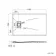 Berlin Rectangular Matt White Slate Effect SMC Composite Shower Tray 1100x700mm