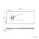 Berlin Rectangular Matt White Slate Effect SMC Composite Shower Tray 1600x700mm