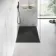 Berlin Rectangular Matt Black Slate Effect SMC Composite Shower Tray 1200x800mm