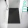 Berlin Rectangular Matt Black Slate Effect SMC Composite Shower Tray 1600x800mm