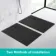 Berlin Rectangular Matt Black Slate Effect SMC Composite Shower Tray 1600x800mm