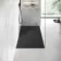 Berlin Rectangular Matt Black Slate Effect SMC Composite Shower Tray 1500x900mm