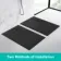Berlin Rectangular Matt Black Slate Effect SMC Composite Shower Tray 1500x900mm
