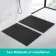 Berlin Rectangular Matt Black Slate Effect SMC Composite Shower Tray 1800x900mm