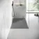 Berlin Rectangular Dark Grey Slate Effect SMC Composite Shower Tray 1500x800mm