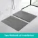 Berlin Rectangular Dark Grey Slate Effect SMC Composite Shower Tray 1800x800mm