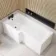 L Shaped 1700 Shower Bath - Left Handed