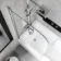 Dover 1600x750 Keyhole Shower Bath & 6mm Easy Clean Screen