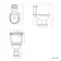 Lima Traditional Close Coupled Toilet With Chalk White Wooden Seat