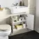 Monaco Chalk White Basin Vanity 600mm
