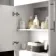 Avon Gloss White Vanity with Marble Top & Oval Counter Top Basin 600mm