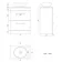Avon Stone Grey Vanity Drawer with Marble Top & Oval Counter Top Basin 600mm