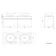 Trent Stone Grey Double Wall Hung Drawer Vanity with Marble Top & Oval Counter Top Basin 1200mm