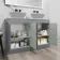 Trent Stone Grey Cabinet with Marble Top 1200mm - Excludes Counter Top Basins