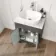 Bermuda Graphite Grey Cabinet with Marble Top 600mm - Excludes Counter Top Basin