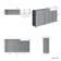 Monaco Dove Grey Combination Vanity Basin 1500mm (Excludes Pan & Cistern)