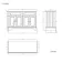Lucia Chalk White Cabinet with Marble Top 1200mm - Excludes Counter Top Basins