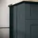 Lucia Inky Blue Vanity with Oak Effect Top & Curved Counter Top Basin 640mm