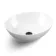 Avon Gloss White Vanity with Oval Counter Top Basin 800mm - Black Accents