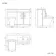 Avon Gloss White Combination Vanity Basin and Atlanta Toilet 1100mm - Black Accents - Right Handed