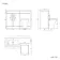 Avon Stone Grey Combination Vanity Basin and Atlanta Toilet 1100mm - Black Accents - Left Handed