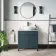 Bermuda Inky Blue Vanity with Marble Top & Oval Counter Top Basin 800mm